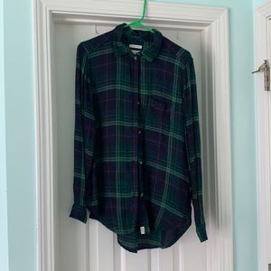 American Eagle Flannel Top